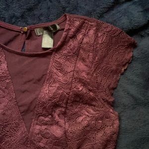 Red Streetwear Society Bodysuit